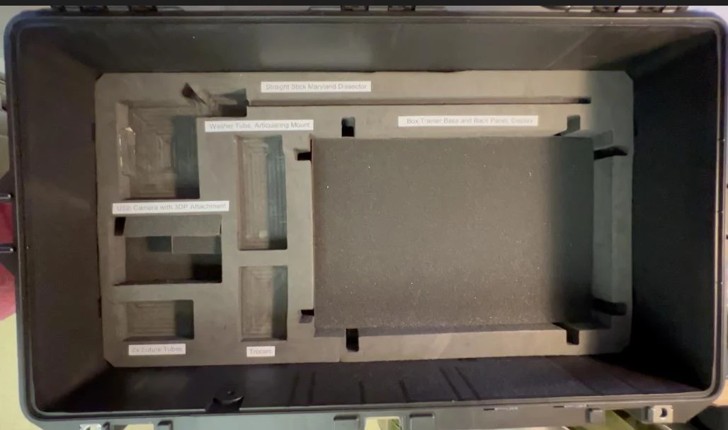 Transport prototype and internal constraint hardware.